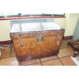 A late 19th century "Peal and Co. of Oxford Street, London" travel trunk, fitted three boot trays,