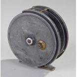 Aerial Popular fishing reel, S Allcock & Co Ltd, Redditch, Regdes No 68946/, twin handles, six