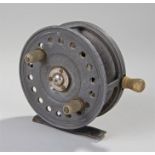 Hardy fishing reel, 'The Bute' patent No 35014, 10cm wide