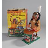 Nutty Indian automaton, with war whoop, by Marx & Co