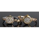 Two ladies wristwatches, to include an 18 carat go