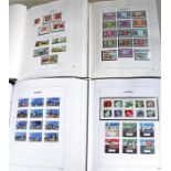 Davo-Album of stamps, four albums each containing