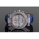 Chopard 18 carat white gold and diamond set wristw