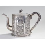 19th Century Chinese silver teapot, makers mark KH