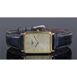 Longines gold plated gentleman's wristwatch, the r