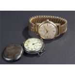 Eterna-matic gold plated gentleman's wristwatch, w