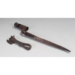 Victorian bulls head can opener, together with a b