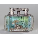 Circa 1950's Alfred Dunhill Aquarium table lighter