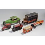 Mixed toys, to include the train the Royal Scot, a