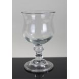 Mid 18th Century sweet meat glass, the baluster sh