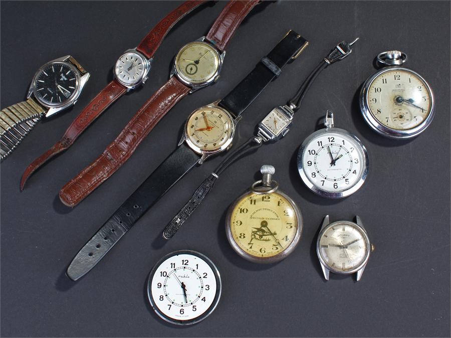 Mixed watches, to include gentleman's wristwatches by Ingersol, Pulsar, Rotary, Bentino, together