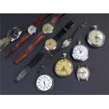 Mixed watches, to include gentleman's wristwatches by Ingersol, Pulsar, Rotary, Bentino, together