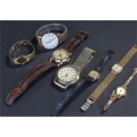 Gentleman's and ladies wristwatches, the Gentleman's watches to include Sekonda and Newmark, the