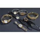 Ladies wristwatches,  to include Avia, Buler, Rotary, Seiko, Spendid, Fossil and Regency, (7)