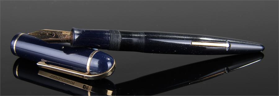 Eversharp fountain pen, blue with 14 carat gold nib