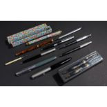 Mixed pens, to include fountain pens, some Parker, Parker ball point pens, and other pens, (qty)