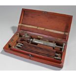 19th Century Arnold & Sons syringe, housed within a mahogany case