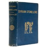 Palestine.- Conder (Claude Reignier) - Syrian Stone-lore; or, the monumental history of