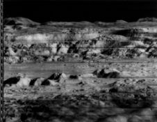 Copernicus Crater and its mountainous landscape, Lunar Orbiter II, November 1966 Vintage gelatin