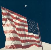 Eugene Cernan - The Moon, the Flag, the Earth, EVA 3, Apollo 17, December 1972 Vintage chromogenic