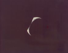 Crescent Earth over the dark side of the Moon, Apollo 17, December 1972 Vintage chromogenic print on