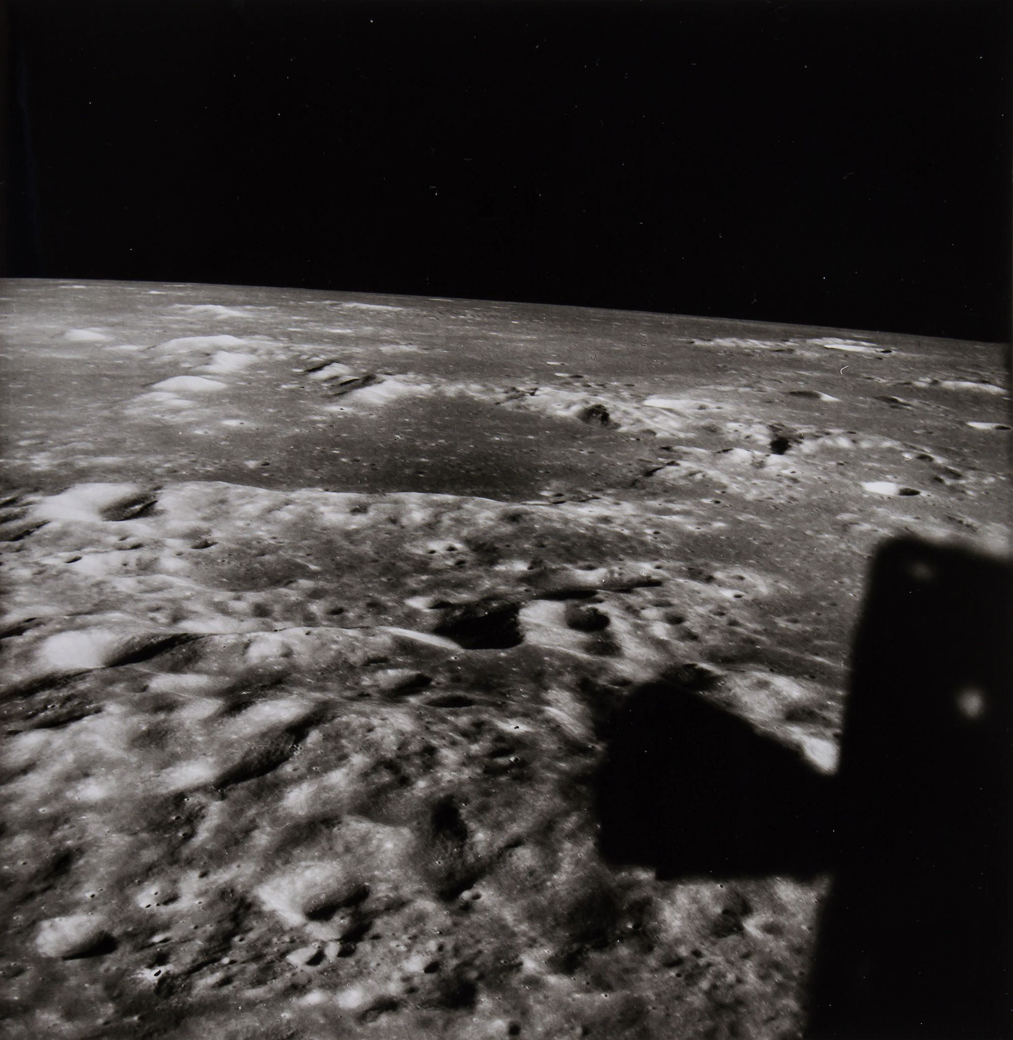 The Lunar Module’s approach to the possible Apollo 11 landing site, orbital landscapes seen from the - Image 2 of 2
