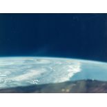 The horizon of the Earth, Arabian Sea Coast, Gemini 9, June 1966 Vintage chromogenic print on