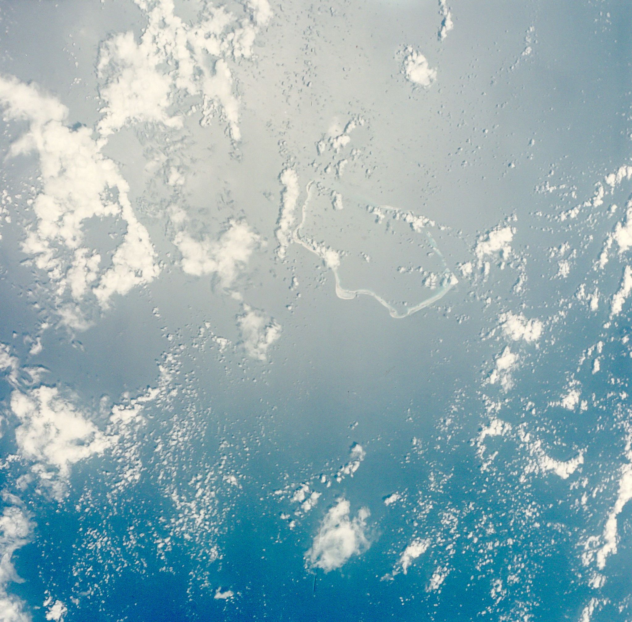 Pacific Ocean from Space, Gemini 5, August 1965 Three vintage chromogenic prints on fibre-based - Image 2 of 3