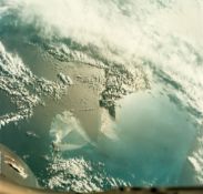 Haïti and the Bahamas in the Caribbean seen from Space, Gemini 7, December 1965 Two vintage