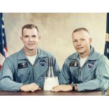Portraits of astronauts Neil Armstrong and David Scott, the crew of Gemini 8, March 1966 Two vintage