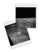 Panorama of Erro Crater, Apollo 10, May 1969 Mosaic of two vintage gelatin silver prints, 41.5 x