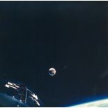 Gemini 7 spacecraft manoeuvres over the Earth, Gemini 6, December 1965 Three vintage chromogenic