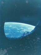 Views of Earth and Space from the unmanned Gemini 2 spacecraft during re-entry into the atmosphere