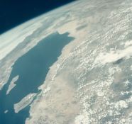 Gulf of California from Space, Gemini 5, August 1965 Two vintage chromogenic prints on fibre-based