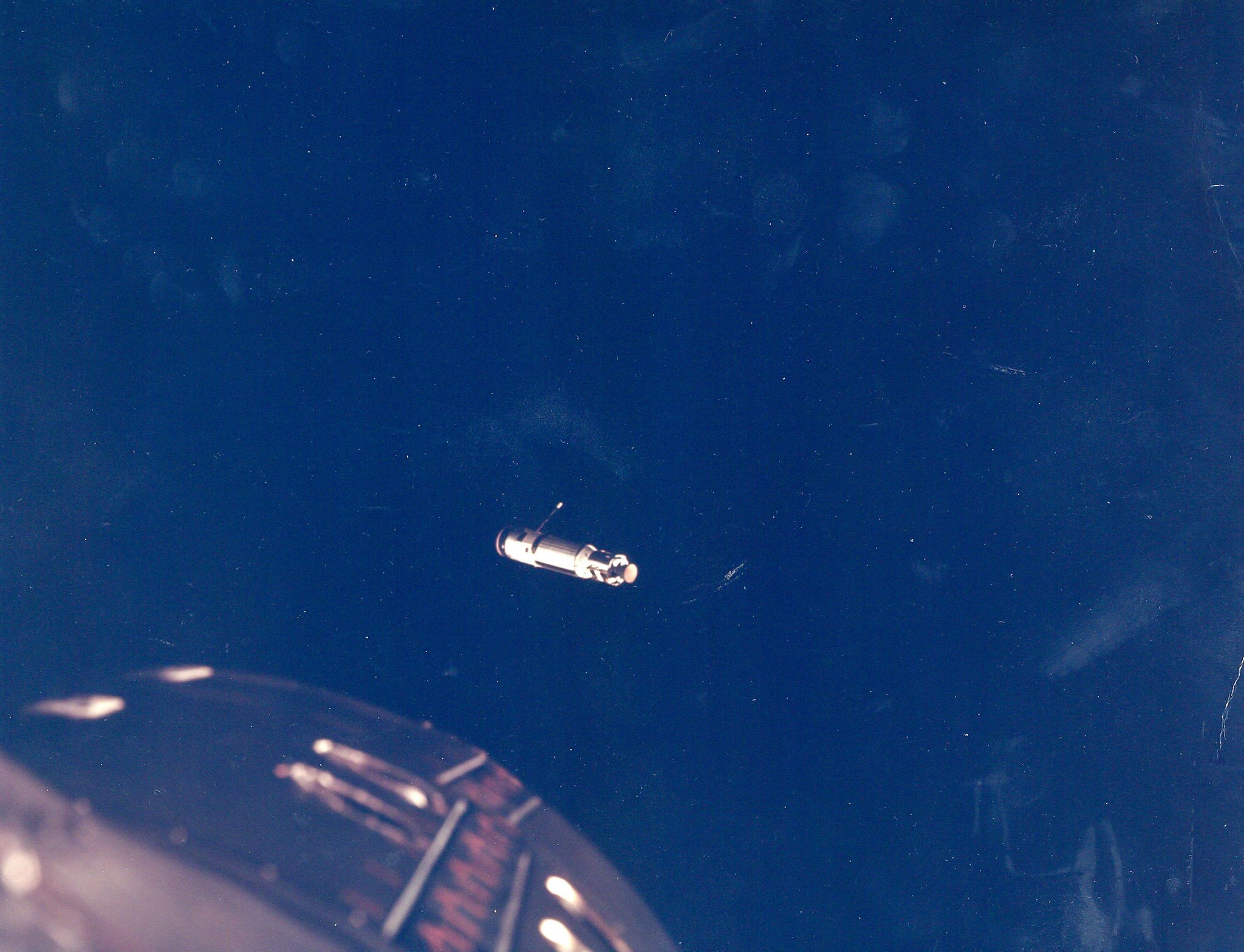 David Scott - First docking of two spacecraft, Gemini 8, March 1966 Three vintage chromogenic prints - Image 2 of 3