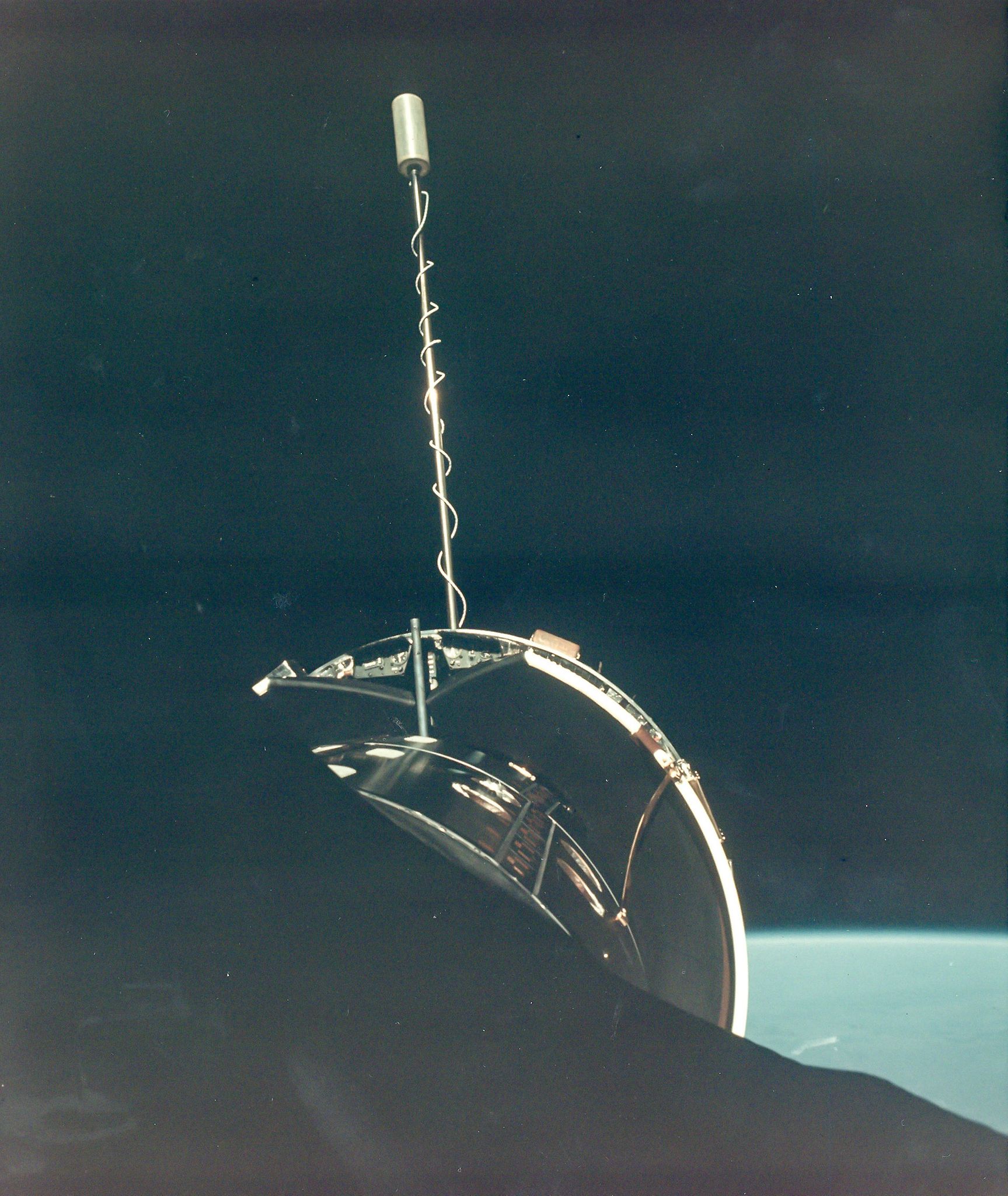 Michael Collins - Gemini 10 spacecraft docked with the Agena, July 1966 Vintage chromogenic print on