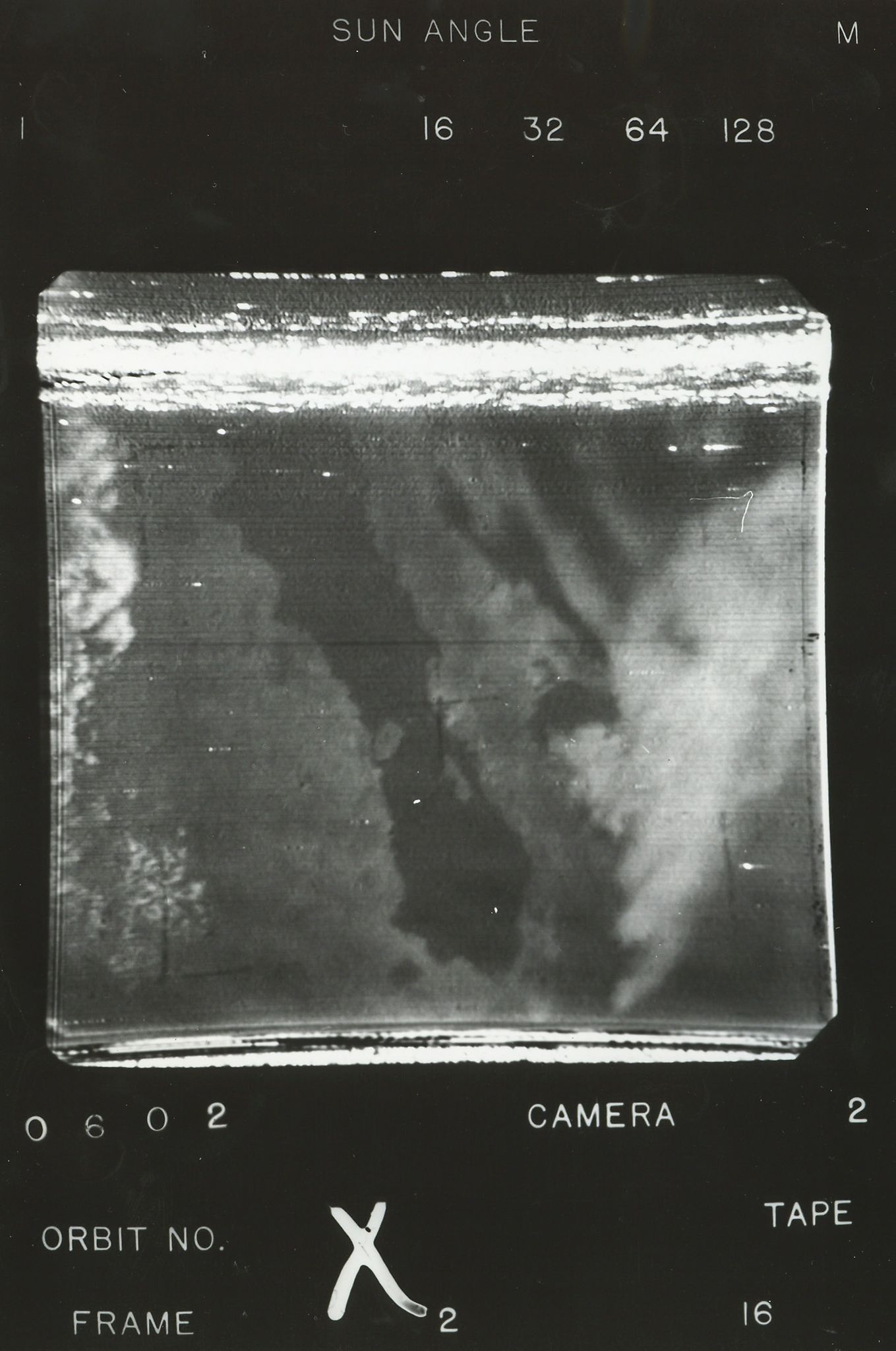 Tiros 1 transmits the first TV pictures from Space, May 1960 Vintage gelatin silver print, 20.3 x