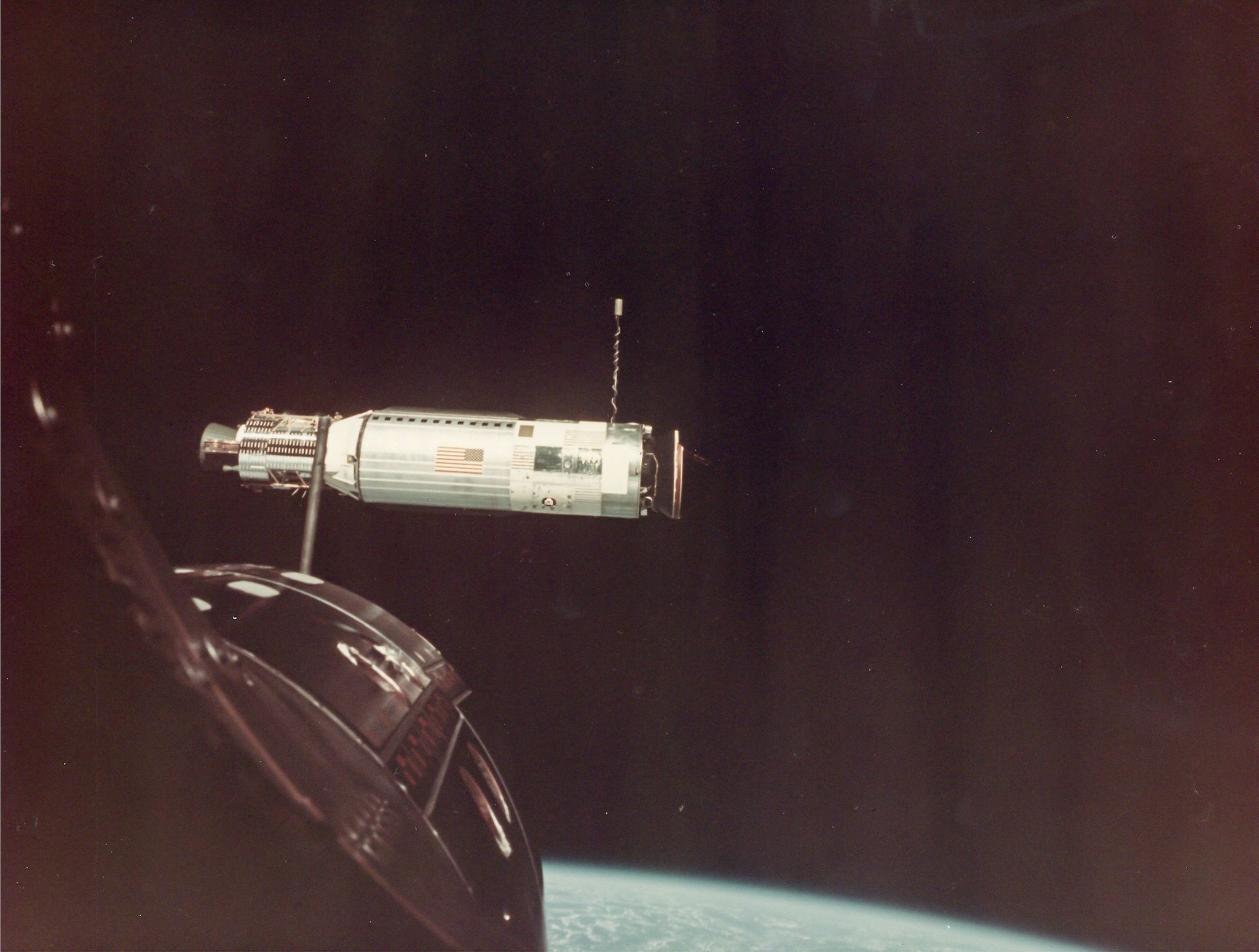 Michael Collins - Rendezvous with the Agena, Gemini 10, July 1966 Vintage chromogenic print on