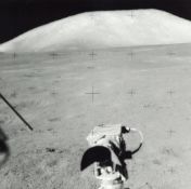 Lunar landscapes seen during the traverse from Station 8 to Station 9, EVA 3 Lunar landscapes seen