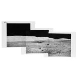 David Scott - Telephoto panorama of Chain Crater in the North Complex, Standup EVA, Apollo 15,