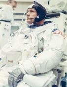 Astronaut Neil Armstrong, Commander of the Apollo 11 lunar landing mission, June 1969 Vintage