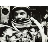 John Glenn inside the Friendship 7 capsule, Mercury Atlas 6, 20 February 1962 Vintage gelatin silver