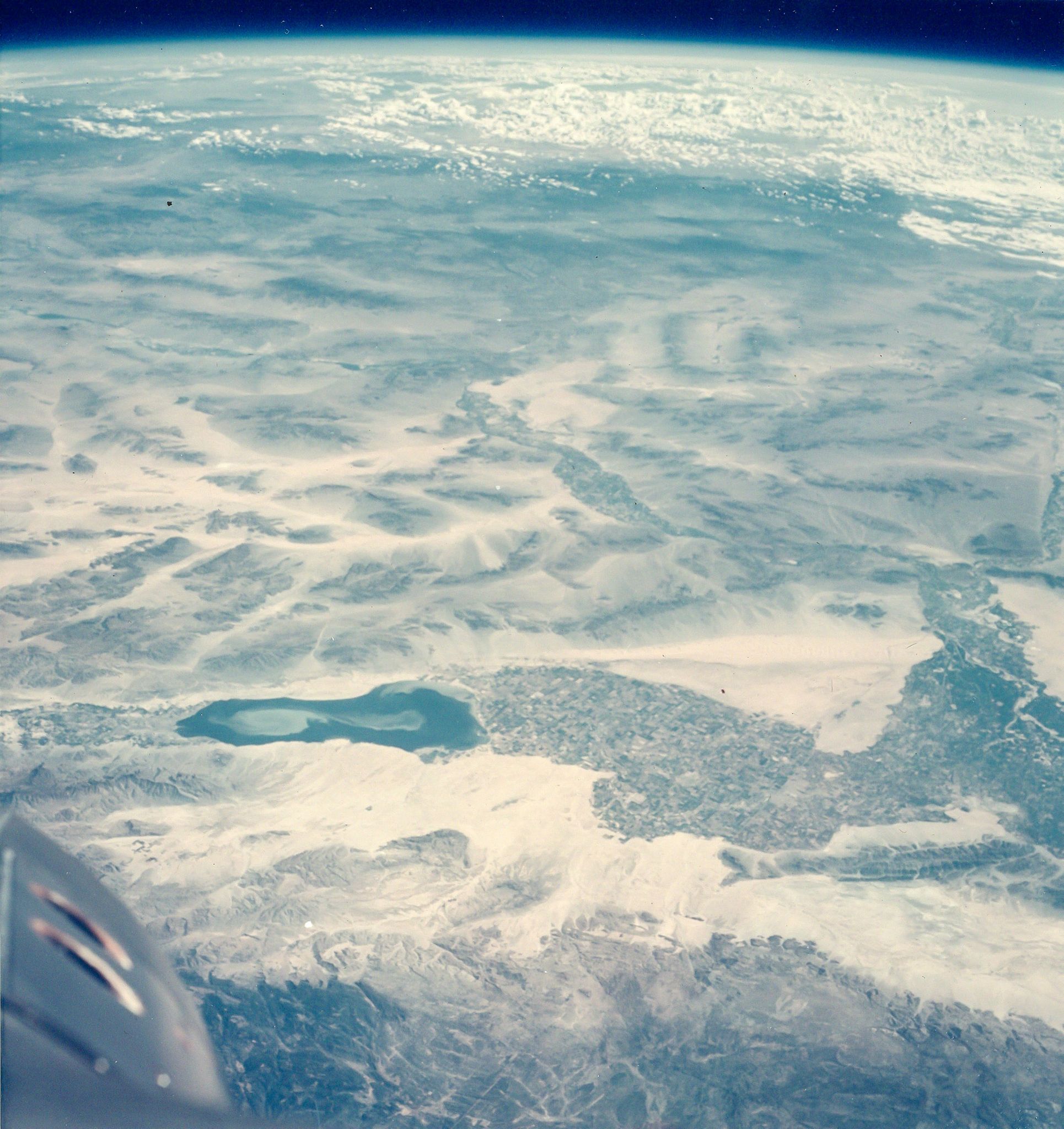 Gulf of California from Space, Gemini 5, August 1965 Two vintage chromogenic prints on fibre-based - Image 3 of 3