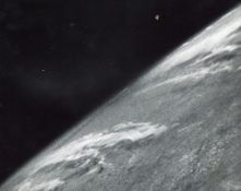 Clyde Holliday, - The first photograph from space, 24 october 1946 Vintage gelatin silver print,
