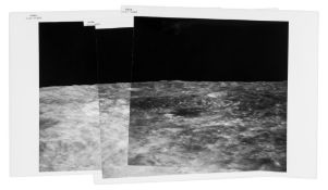 Telephoto panorama of Langemak Crater on the lunar farside, Apollo 10, May 1969 Mosaic of three