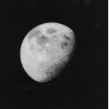 The receding Moon's disc, seen through a 500-mm telephoto lens, Apollo 15, August 1971 Vintage