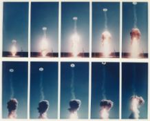 US Army - Early flight tests of missiles: Launch sequence of a Minuteman Missile in 1962 and THOR
