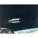 Rendezvous with the Agena Target Docking Vehicle, Gemini 8, March 1966 Two vintage chromogenic