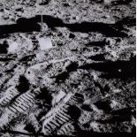 Alan Shepard - Boot prints in the lunar soil, EVA 2, Apollo 14, February 1971 Vintage gelatin silver