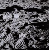 Alan Shepard - Boot prints in the lunar soil, EVA 2, Apollo 14, February 1971 Vintage gelatin silver